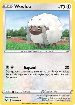 Wooloo (152) Reverse Holofoil - Sword & Shield