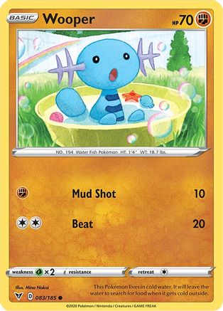 Wooper (83) Reverse Holofoil - Vivid Voltage