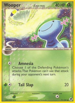 Wooper (Delta Species) (71) - Dragon Frontiers