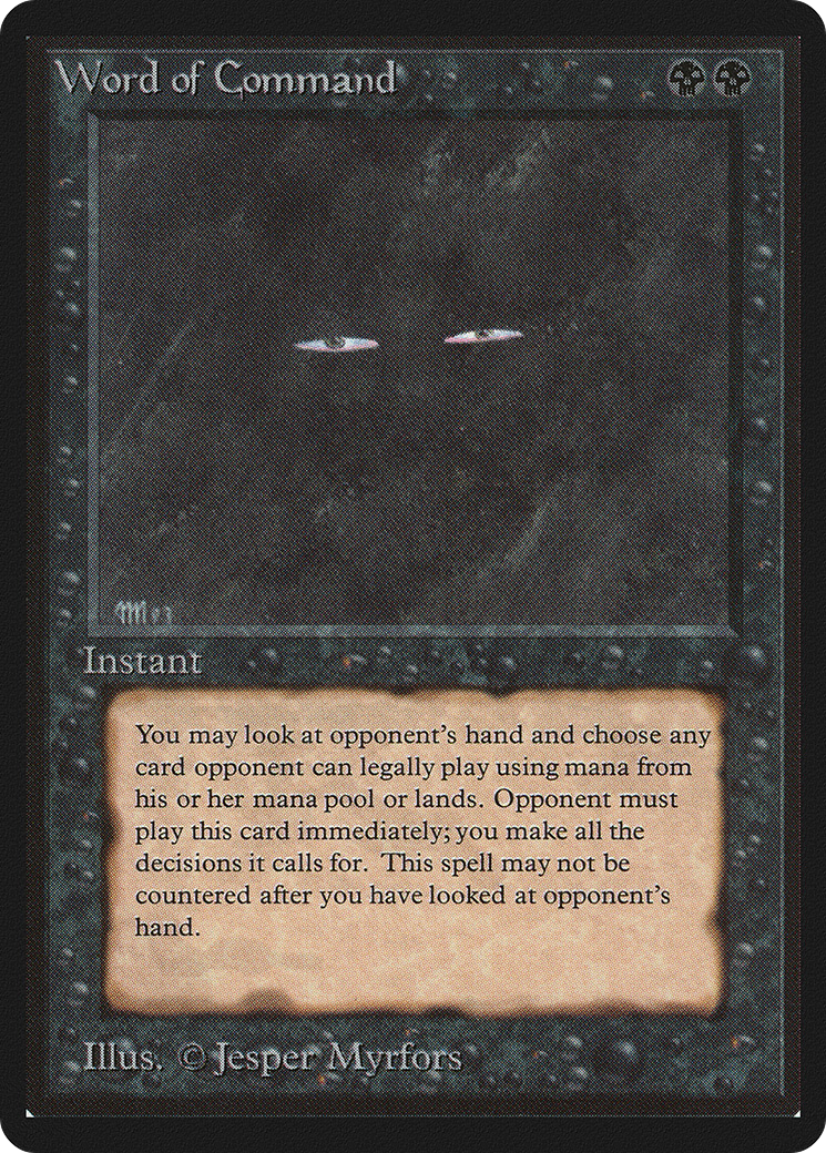 Word of Command - Limited Edition Beta