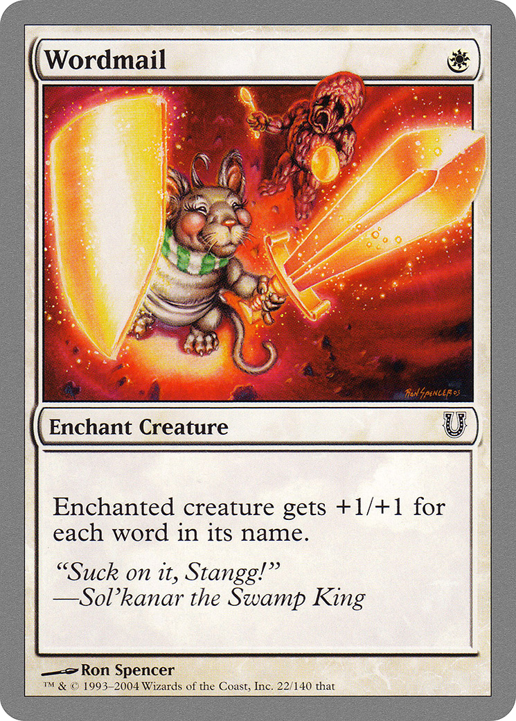Wordmail (022) Foil - Unhinged