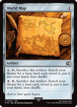 World Map (270) Foil - FINAL FANTASY
