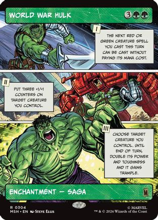 World War Hulk (Showcase) (304) Foil - Marvel Super Heroes