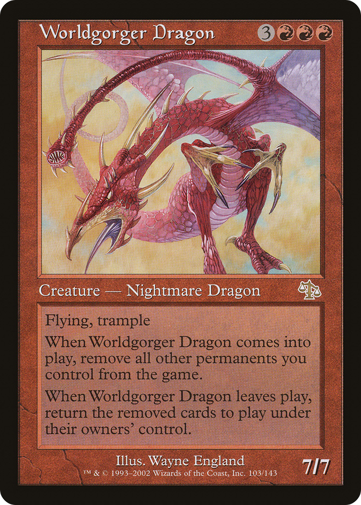 Worldgorger Dragon (103) Foil - Judgment