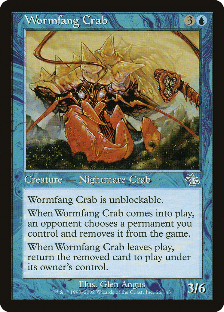 Wormfang Crab (056) Foil - Judgment