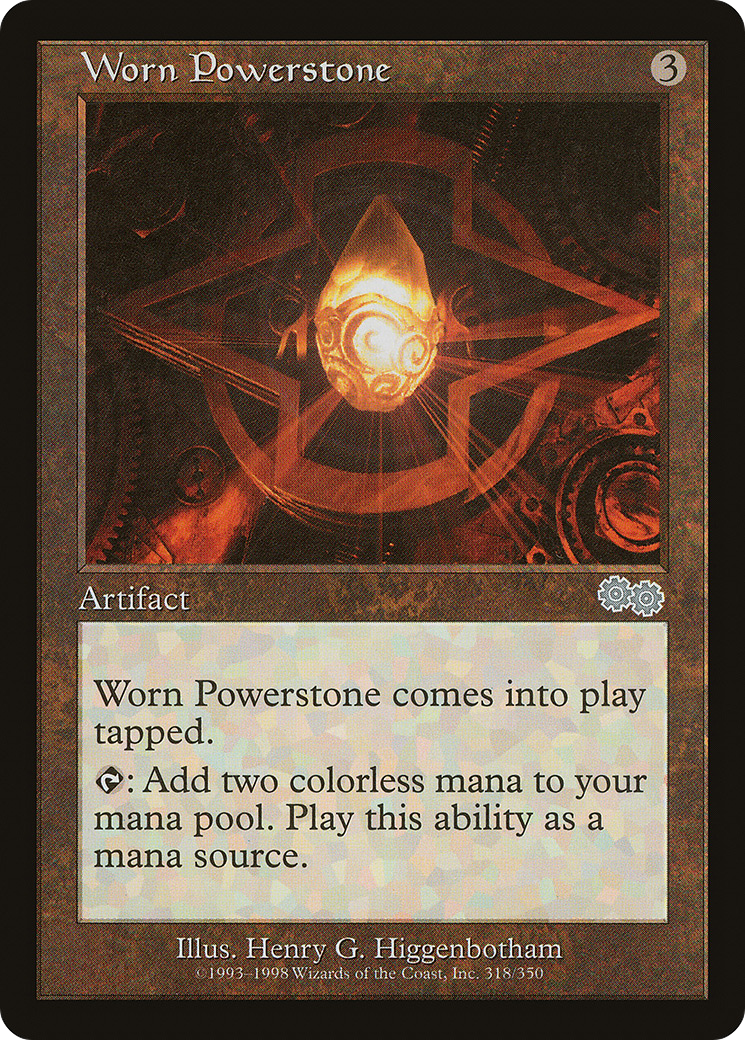 Worn Powerstone (318) - Urza's Saga