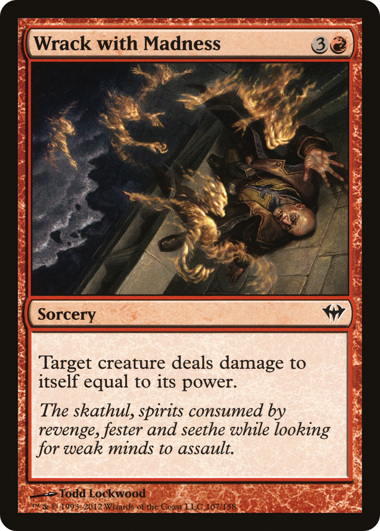 Wrack with Madness (107) Foil - Dark Ascension