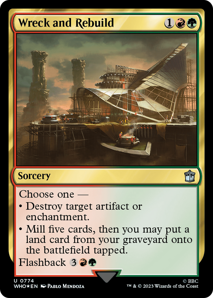 Wreck and Rebuild (774) Surge Foil - Doctor Who