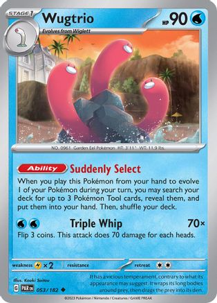 Wugtrio (53) - Paradox Rift