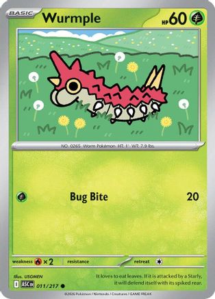 Wurmple (11) Reverse Holofoil - Ascended Heroes