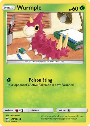 Wurmple (24) - Lost Thunder