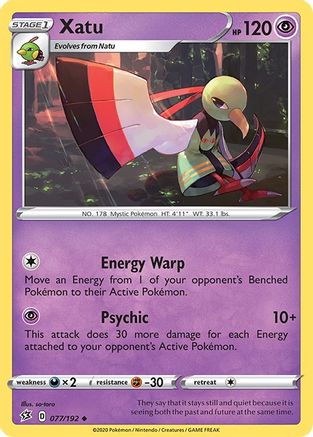 Xatu (77) Reverse Holofoil - Rebel Clash