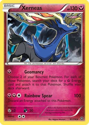 Xerneas (81) Reverse Holofoil - Steam Siege