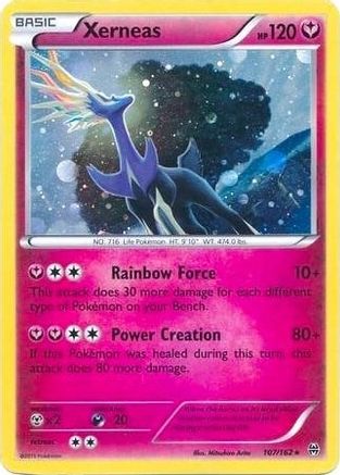 Xerneas (Cosmos Holo) (Blister Exclusive) (107) Holofoil - BREAKthrough