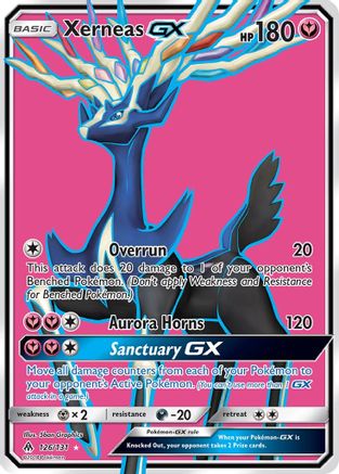 Xerneas GX (Full Art) (126) Holofoil - Forbidden Light