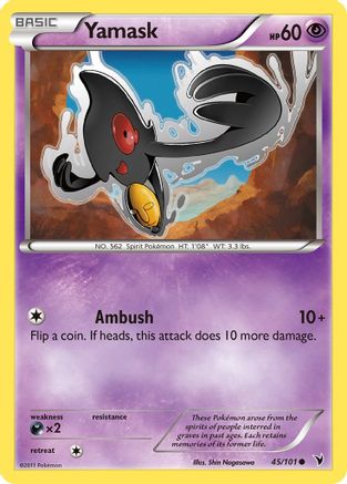 Yamask (45) Reverse Holofoil - Noble Victories