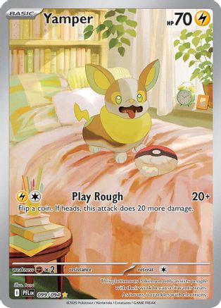 Yamper (99) Holofoil - Phantasmal Flames