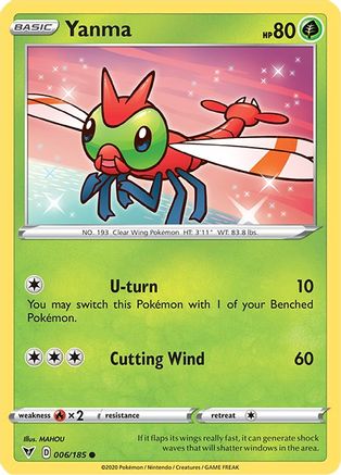 Yanma (6) Reverse Holofoil - Vivid Voltage