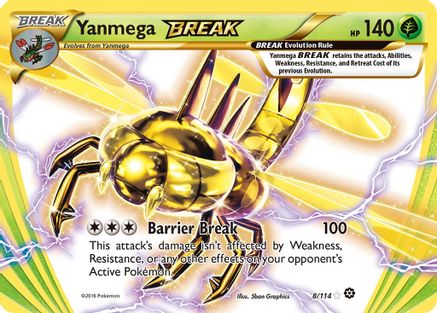 Yanmega BREAK (8) Holofoil - Steam Siege
