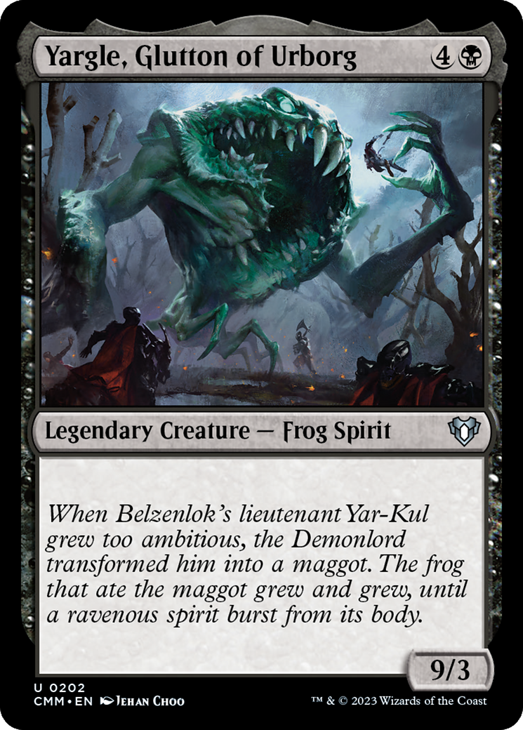 Yargle, Glutton of Urborg (202) Foil - Commander Masters