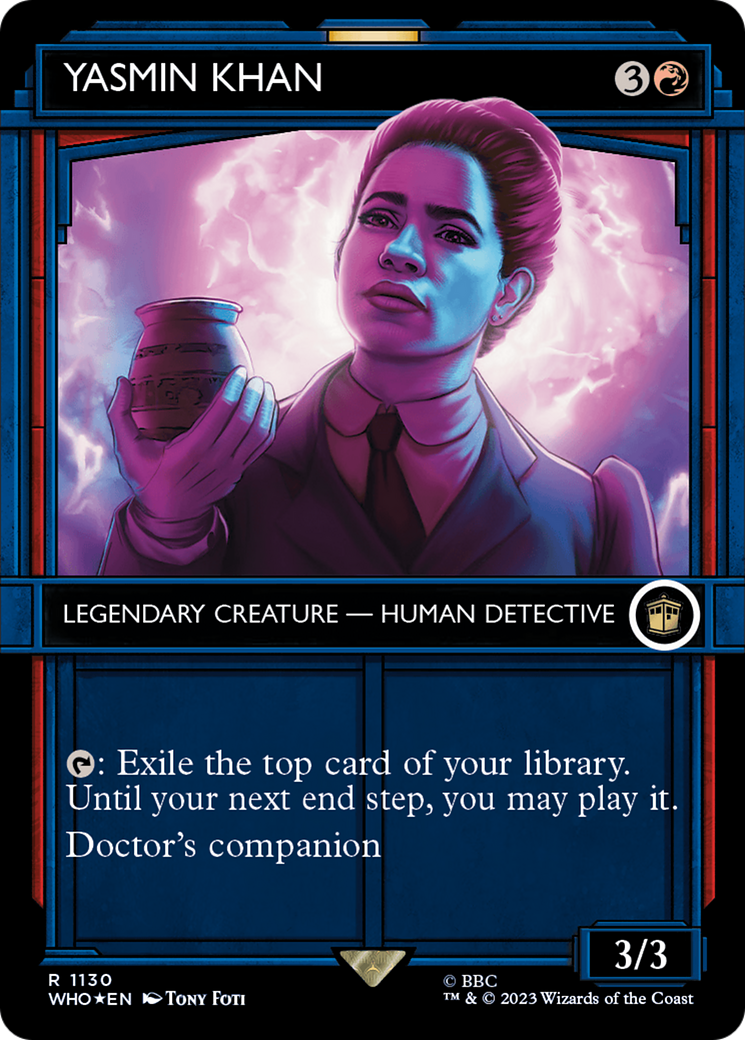 Yasmin Khan (Showcase) (1130) Surge Foil - Doctor Who