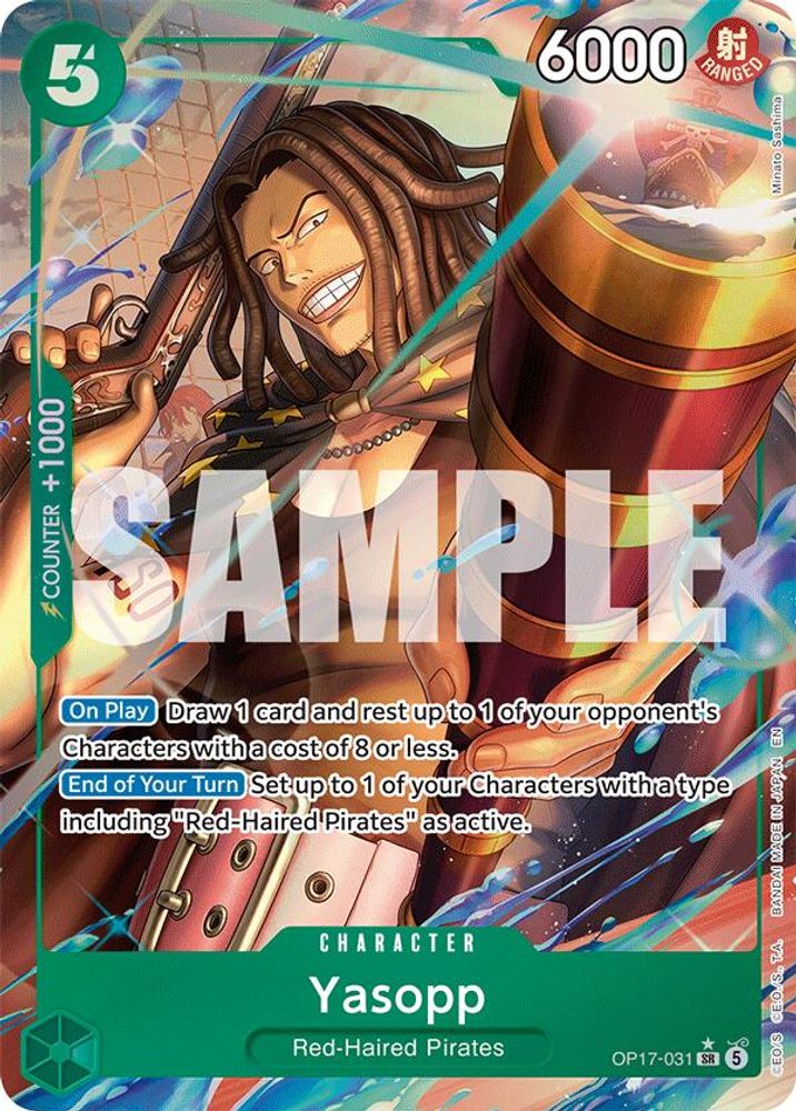 Yasopp (Alternate Art) (OP17-031) Foil