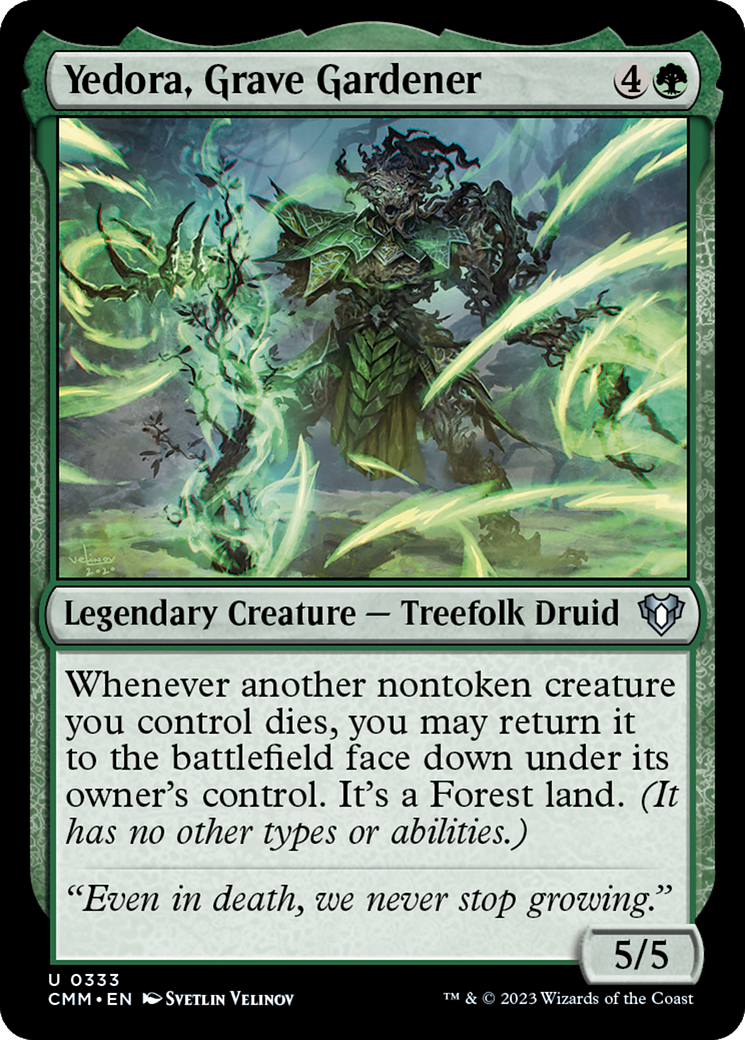 Yedora, Grave Gardener (333) Foil - Commander Masters