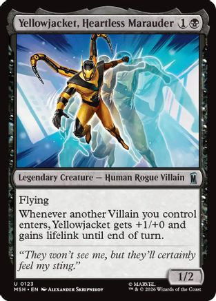 Yellowjacket, Heartless Marauder (123) - Marvel Super Heroes