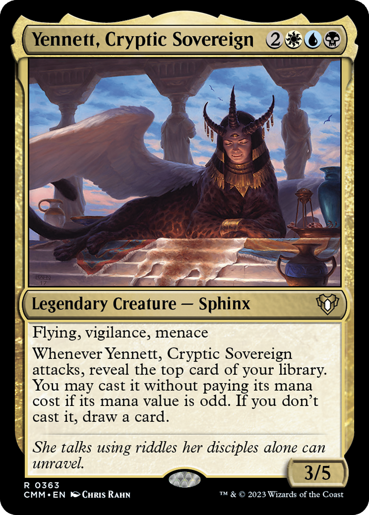 Yennett, Cryptic Sovereign (363) - Commander Masters