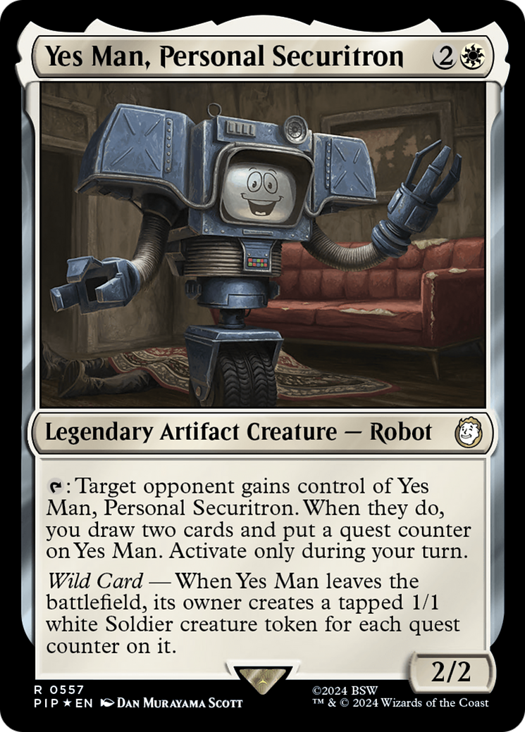 Yes Man, Personal Securitron (557) Surge Foil - Fallout