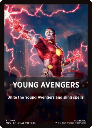 Young Avengers (Jumpstart Front Card) (008) - Commander: Marvel Super Heroes