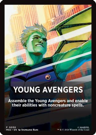 Young Avengers (Jumpstart Front Card) (050) - Commander: Marvel Super Heroes