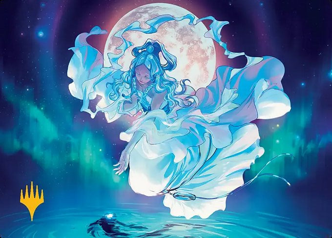 Yue, the Moon Spirit (007s) Gold-Stamped - Art Series: Avatar: The Last Airbender