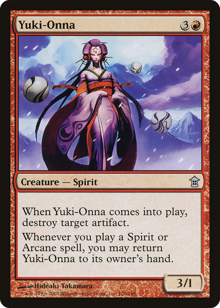 Yuki-Onna (120) Foil - Saviors of Kamigawa