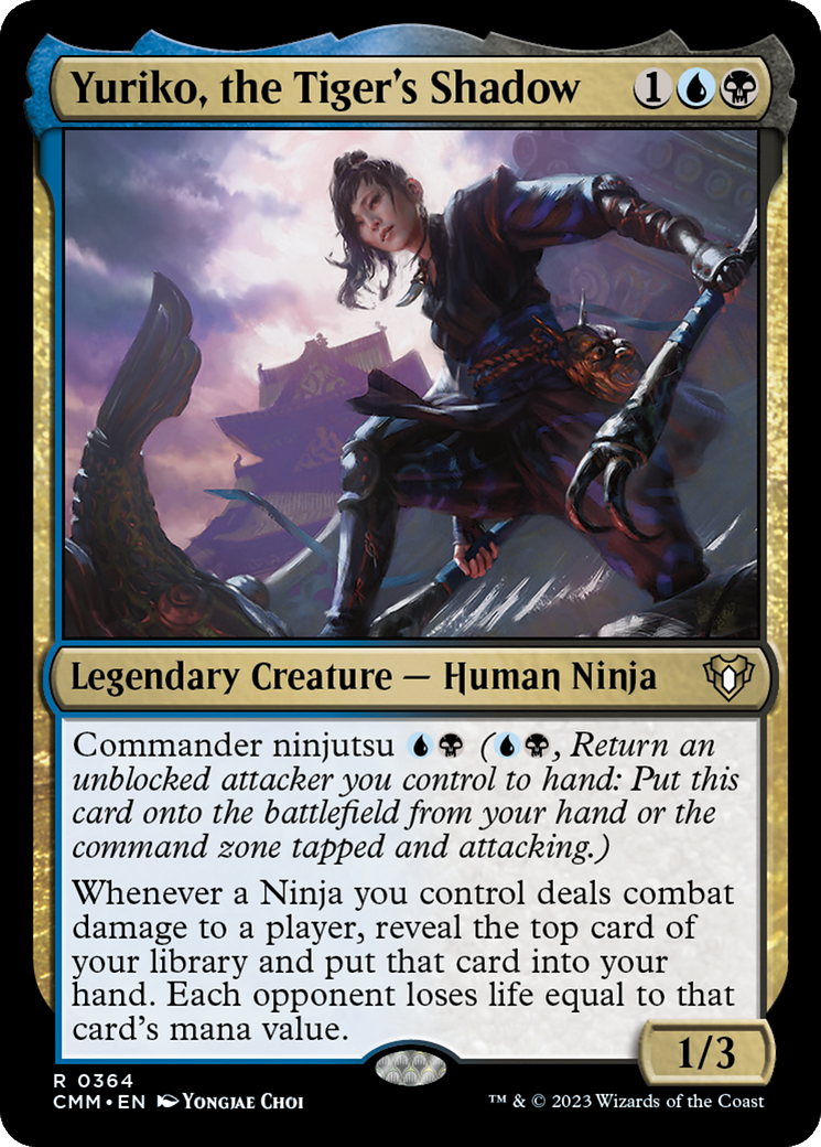 Yuriko, the Tiger's Shadow (364) Foil - Commander Masters