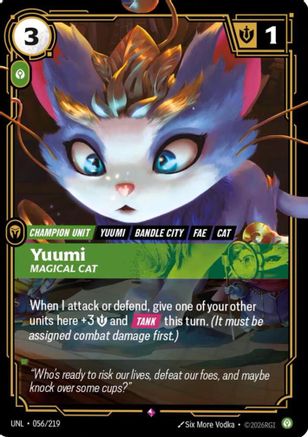 Yuumi – Magical Cat (056) Foil - Unleashed