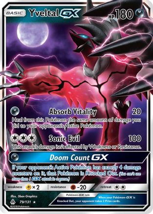 Yveltal GX (79) Holofoil - Forbidden Light