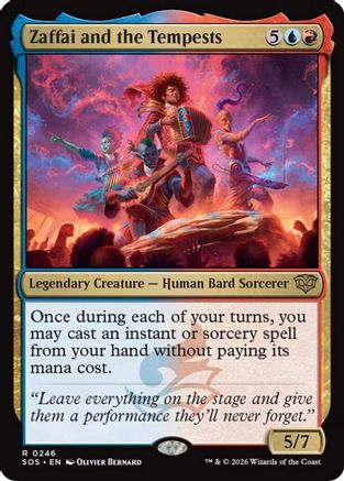 Zaffai and the Tempests (246) Foil - Secrets of Strixhaven