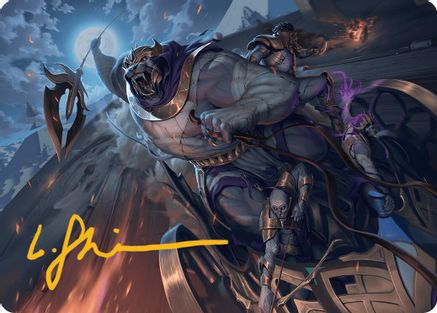 Zahur, Glory's Past (010s) Gold-Stamped - Art Series: Aetherdrift