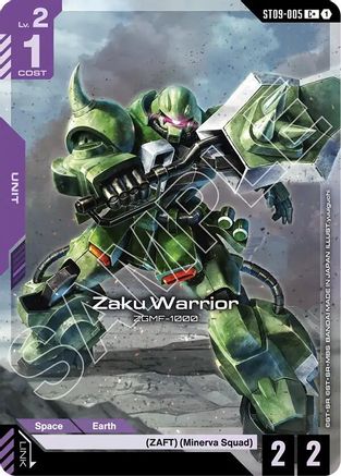 Zaku Warrior (C+) (ST09-005) Holofoil - Starter Deck 09: Destiny Ignition
