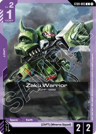 Zaku Warrior (ST09-005) - Starter Deck 09: Destiny Ignition