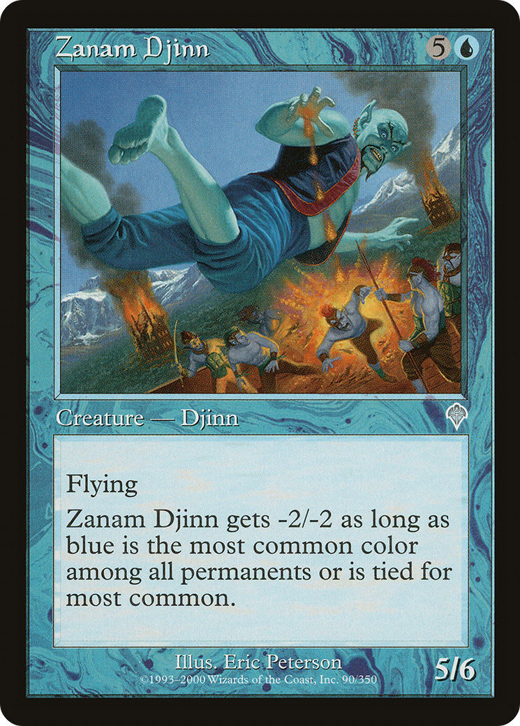 Zanam Djinn (090) Foil - Invasion
