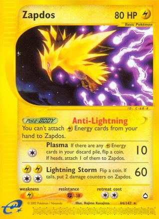 Zapdos (44) - Aquapolis