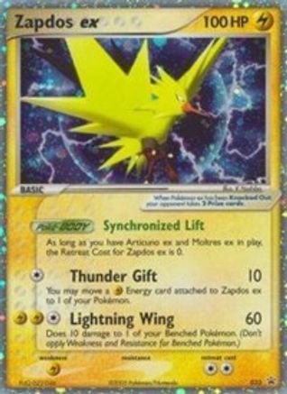 Zapdos ex (EX Collector's Window Tins) (33) Holofoil - Nintendo Promos