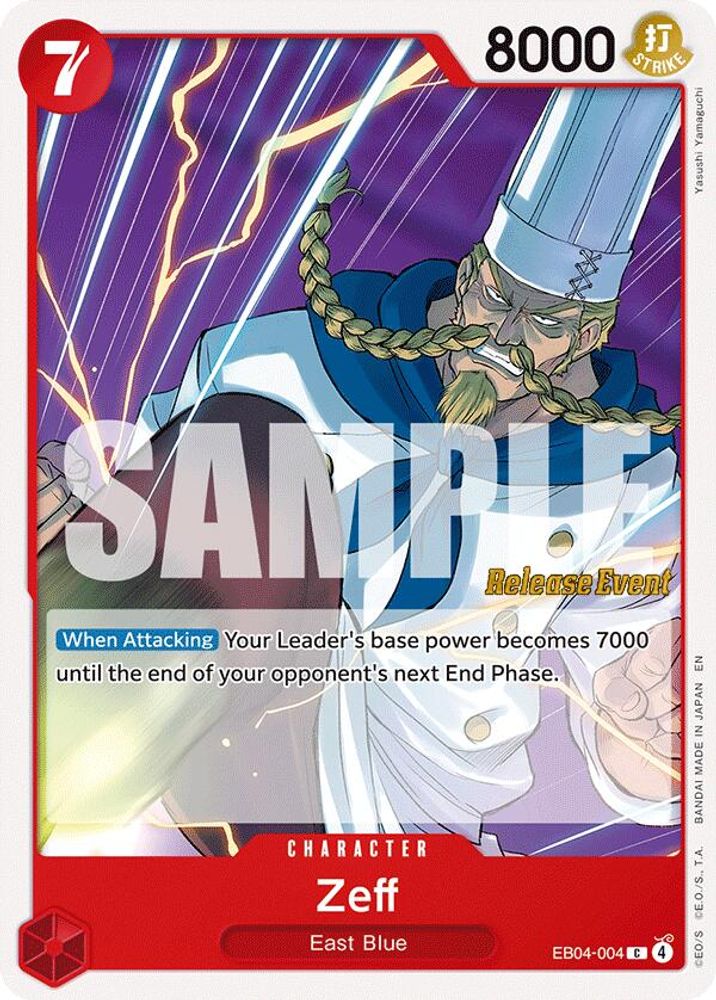 Zeff (EB04-004) Release Event Cards