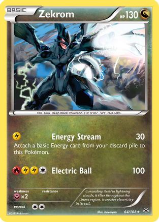 Zekrom (64) Reverse Holofoil - Roaring Skies