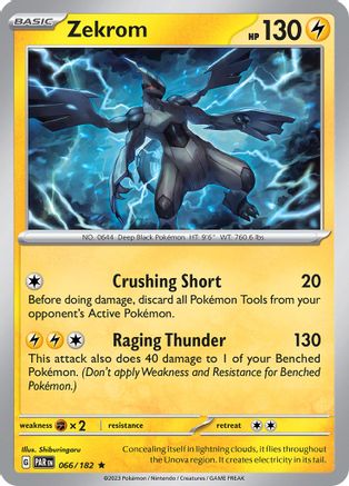 Zekrom (66) Reverse Holofoil - Paradox Rift