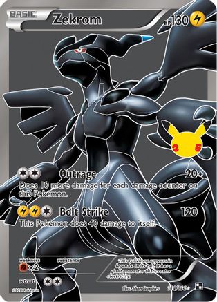 Zekrom (Full Art) (114) Holofoil - Celebrations Classic Collection