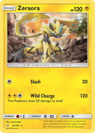 Zeraora (52) Holofoil - Team Up