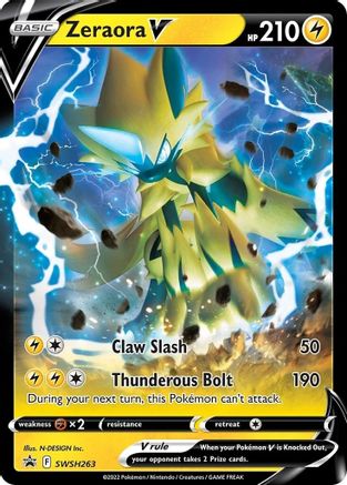 Zeraora V (SWSH263) Holofoil - Black Star Promos